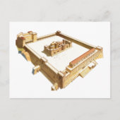 Tempel in Jerusalem. Herod-Tempel Postkarte (Vorderseite)