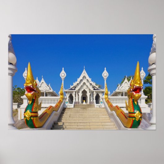 Tempel in Krabi Thailiand Poster (Vorne)