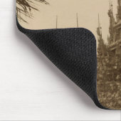 Tempel in Mandalay, Birma, Ende des 19. Mousepad (Ecke)
