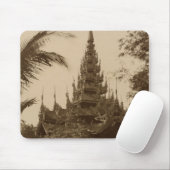 Tempel in Mandalay, Birma, Ende des 19. Mousepad (Mit Mouse)
