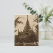 Tempel in Mandalay, Burma, Ende des 19. Jahrhunder Postkarte (Stehend Vorderseite)