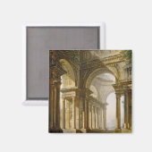 Tempel in Ruins Magnet (Vorderseite/Rückseite)