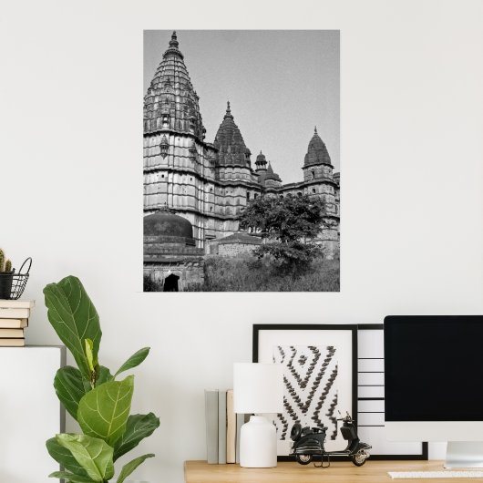 Tempel in Varanasi India Poster (Heimbüro)