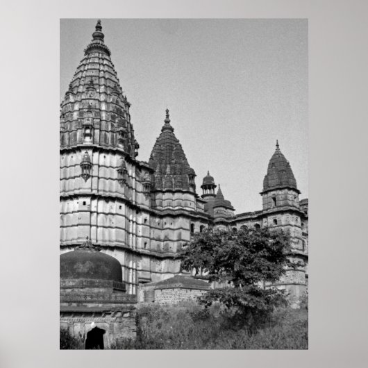 Tempel in Varanasi India Poster (Vorne)