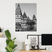 Tempel in Varanasi India Poster (Heimbüro)