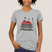Tempel japanischen Stils T-Shirt (Vorderseite)