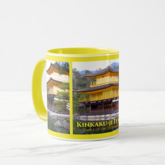 Tempel Kinkaku-ji ("Tempel des Goldenen Pavillons" Tasse (Vorderseite Links)