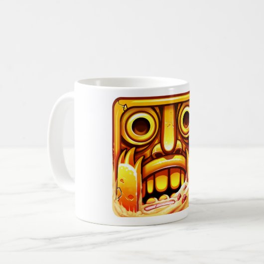 Tempel lassen 2 die glühende Sand-Tasse laufen Kaffeetasse (Vorderseite Links)