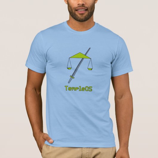 Tempel OS-Logo T-Shirt (Vorderseite)