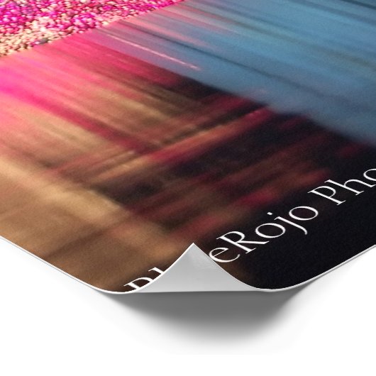 Tempel reflektiert poster (Ecke)