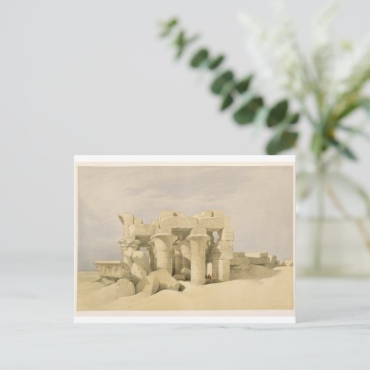 Tempel Sobek und Haroeris bei Kom Ombo, von 'Eg Postkarte (Stehend Vorderseite)