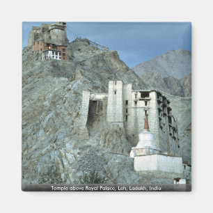 Tempel über dem Königlichen Palast, Leh, Ladakh, I Magnet