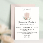 Tempel und Vorbereitung des Priestertums Einladung