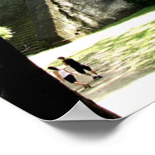 Tempel V, Tikal, Guatemala Poster (Ecke)