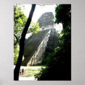 Tempel V, Tikal, Guatemala Poster (Vorne)