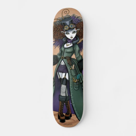Tempel viktorianische Steampunk Skateboard (Vorderseite)