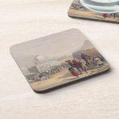 Tempel von "Ahmed Shauh", König von Afghanistan, Getränkeuntersetzer (Linke Seite)