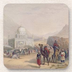 Tempel von "Ahmed Shauh", König von Afghanistan, Getränkeuntersetzer