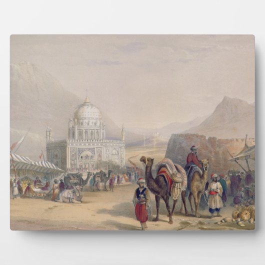 Tempel von 'Ahmed Shauh', König von Afghanistan, K Fotoplatte (Vorderseite)