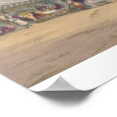 Tempel von 'Ahmed Shauh', König von Afghanistan, K Poster (Ecke)