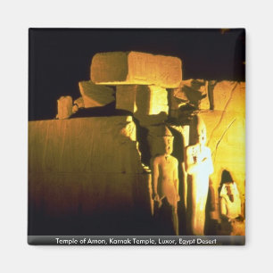 Tempel von Amon, Karnak Tempel, Wüste Luxors, Magnet