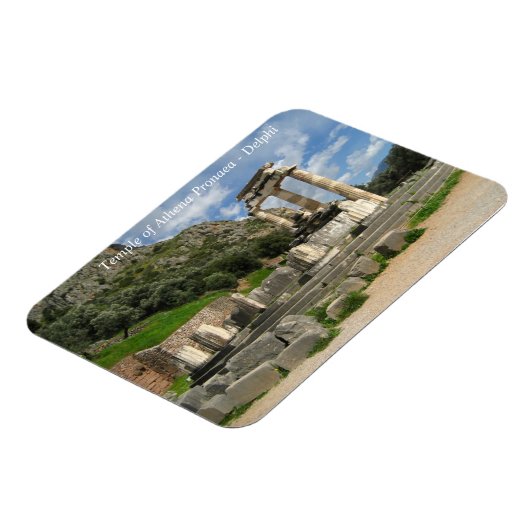 Tempel von Athena Pronaea - Delphi Magnet (Linke Seite)