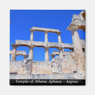 Tempel von Athene Aphaea - Aegina Magnet