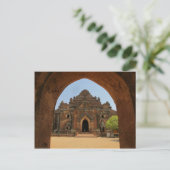 Tempel von Bagan Postkarte (Stehend Vorderseite)