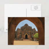 Tempel von Bagan Postkarte (Vorne/Hinten)