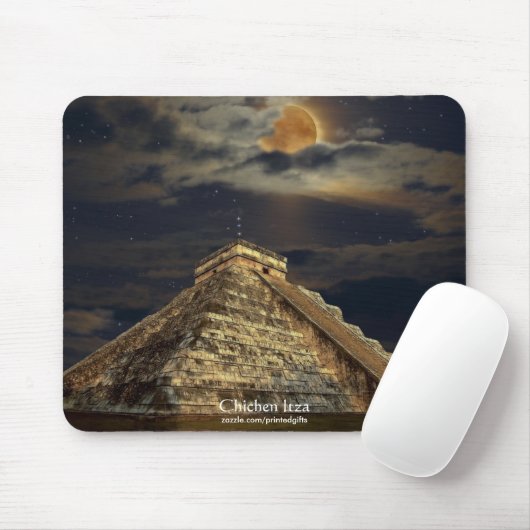 Tempel von Chichen Itza 2012 Mayan Mousepad (Mit Mouse)