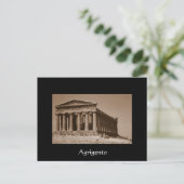 Tempel von Concordia Postkarte (Stehend Vorderseite)