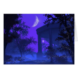 Tempel von Diana im Mondschein