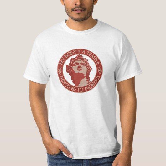 Tempel von Dionysus T-Shirt (Vorderseite)