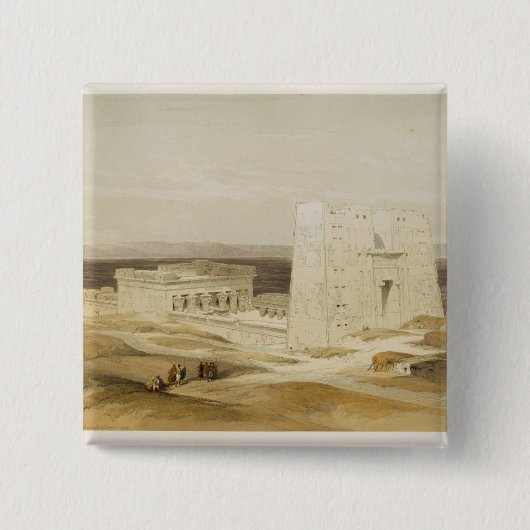 Tempel von Edfu, altes Apollinopolis, oberes Button (Vorderseite)