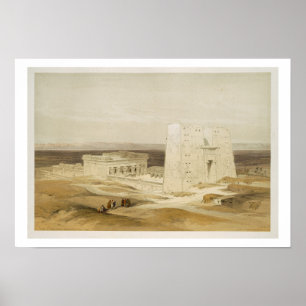 Tempel von Edfu, altes Apollinopolis, oberes Poster