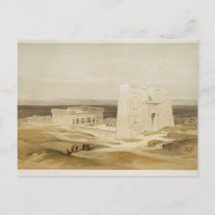 Tempel von Edfu, altes Apollinopolis, oberes Postkarte