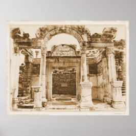 Tempel von Hadrian, Ephesus POSTER