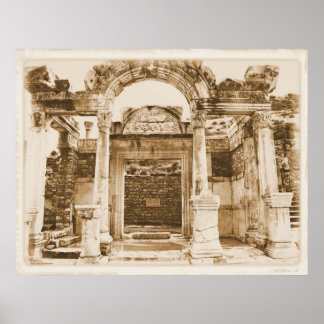 Tempel von Hadrian, Ephesus POSTER
