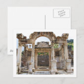 Tempel von Hadrian, Ephesus Postkarte (Vorne/Hinten)