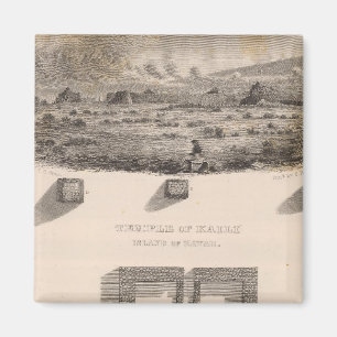 Tempel von Kaili, Insel Hawaii, Hawaii Magnet