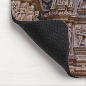 Tempel von Khajuraho, Indien Mousepad (Ecke)
