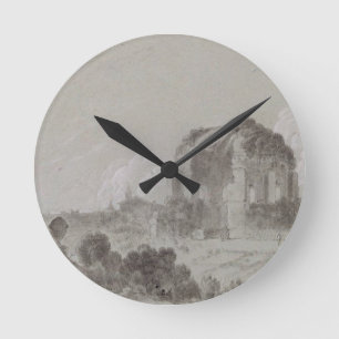 Tempel von Minerva Medici, Rom, 1754 (zeichnend Runde Wanduhr