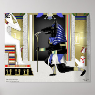 Tempel von Osiris Plakat