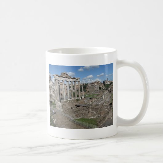 Tempel von Saturn, Forum Romanum Kaffeetasse (Rechts)