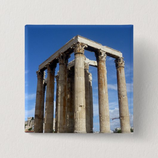 Tempel Zeus Button (Vorderseite)