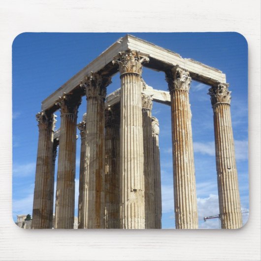 Tempel Zeus Mousepad (Vorne)