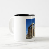 Tempel Zeus Zweifarbige Tasse (Vorderseite Links)