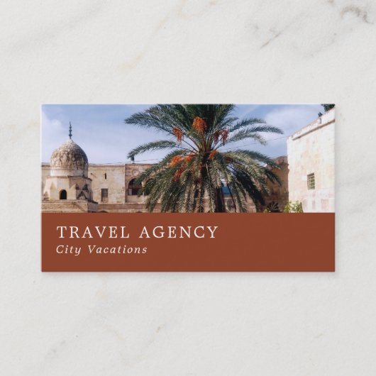 Tempelberg, Jerusalem Agent Business Card Visitenkarte (Vorderseite)