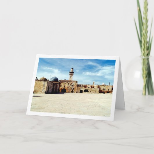 Tempelberg, Jerusalem Karte (Vorderseite)