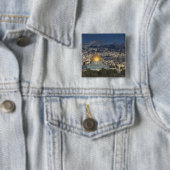 Tempelberg und Kuppel des Felsens, Morgengrauen Button (Beispiel)
